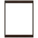 A brown rectangular frame.