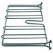 A Metro wire shelf divider with smoked glass.