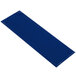 A blue rectangular object with white panels on a white background.