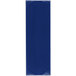 A blue rectangular object with a white border.