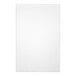 A clear rectangular menu cover with black borders.