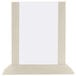 A white rectangular frame with a white border.