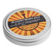 A round metal tin of Rokz Bloody Mary cocktail rimming salt with a label.