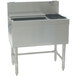 Eagle Group BCT36L-24 Spec-Bar 24 inch x 36 inch Combination Ice Chest with Left Hand Bottle Rack