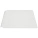 A white rectangular plastic tray with a handle.