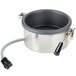 A stainless steel pot for a Paragon popcorn popper.