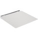 A white rectangular aluminum tray with a metal frame.