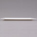A white rectangular WNA Comet Milan plastic salad plate.