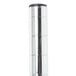 A silver Metro Super Erecta SiteSelect post with a black top.