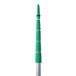 A green and silver Unger TelePlus telescopic pole with a green ErgoTec locking cone.