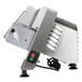 A Doyon countertop dough sheeter with a plastic cover over a switch.