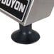 A black and silver Doyon countertop dough sheeter.