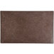 A Vollrath Miramar brown granite resin template on a brown surface with a white border.