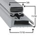 A Perlick magnetic door gasket with the measurements 20" x 25 1/2" on a white background.