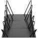 A black rectangular metal riser with black metal legs.