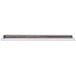 A long metal Advance Tabco adapter bar with black and chrome ends.