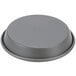 An American Metalcraft hard coat anodized aluminum deep dish pizza pan with a grey round lid.