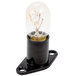 A Solwave 20W light bulb on a black base.