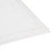 A white ceramic plate with a white border.
