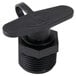 A black plastic IRP drain plug with a black handle.