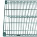 A Metro Metroseal 3 wire shelf with two metal bars.