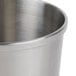 An American Metalcraft stainless steel mint julep cup with a handle.