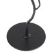 A black metal Tablecraft branch card holder with a curved metal rod.