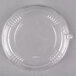 A clear plastic lid on a container.