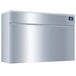 A silver rectangular Manitowoc water cooled ice machine with a white border.