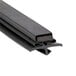 A black rubber True Magnetic Door Gasket with two holes.