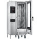 A Convotherm half size roll-in combination oven with a door open.
