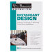 A book titled "Restaurant Design" on a restaurant table.