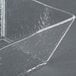 An American Metalcraft clear square styrene bowl on a gray surface.