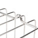 An Avantco wire bun rack with hooks.