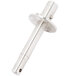 A stainless steel AvaMix disc stem assembly with a round metal end.