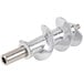 A Galaxy replacement meat grinder auger, a metal screw with a nut on the end.