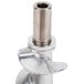 A Galaxy replacement meat grinder auger, a metal screw with a nut on top.