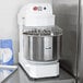 A Eurodib spiral dough mixer with a large stainless steel bowl.