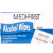 a box of alcohol wipes