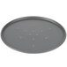 A Chicago Metallic BAKALON round metal pizza pan with holes.