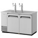 Turbo Air TBD-2SD (2) Double Tap Kegerator Beer Dispenser - Stainless Steel, (2) 1/2 Keg Capacity