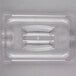 a plastic container with a clear lid