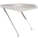 An Advance Tabco detachable drainboard with metal legs.