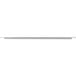 An Avantco metal divider bar with a white background.