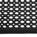 A black rubber Cactus Mat with holes in the middle.