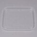 A clear plastic Fabri-Kal deli container with a lid.