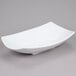 An American Metalcraft white rectangular stoneware serving bowl.