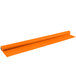 A roll of Sunkissed Orange plastic table cover on a white background.