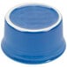 A blue Fiesta ramekin with a white rim.