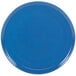 A Fiesta Lapis blue china pizza / baking tray with a rim and circle design.